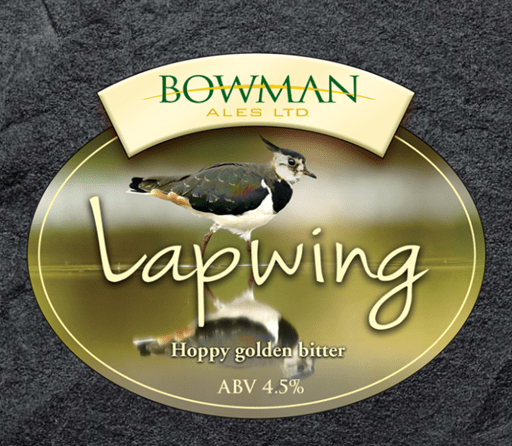 Bowman Ales Lapwing poster