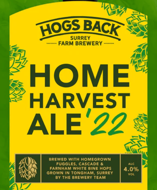 Hogs Back Home Harvest Ale 22 poster