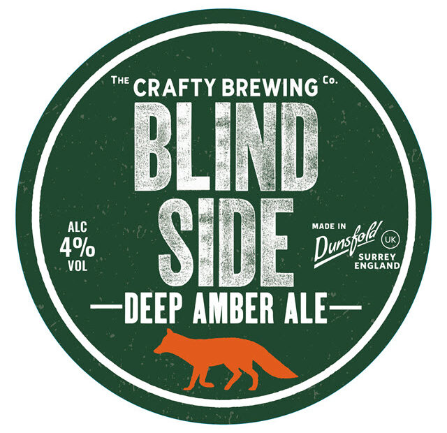 Crafty Brewing Blind Side poster