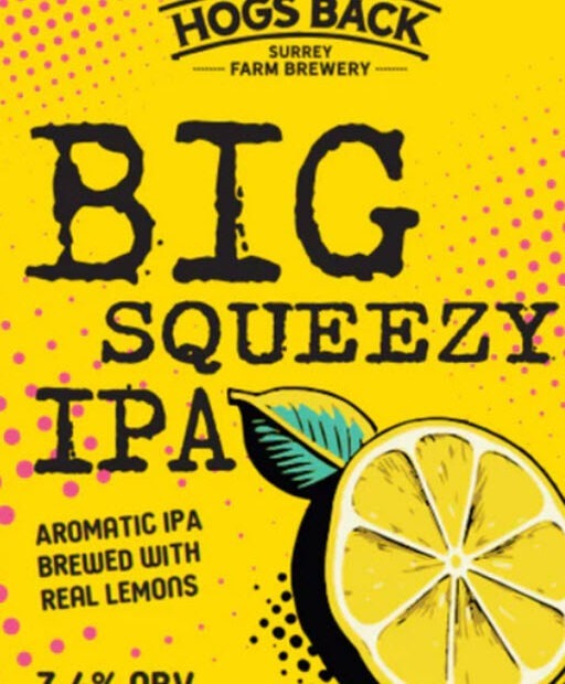 Hogs Back Brewery Big Squeezy poster