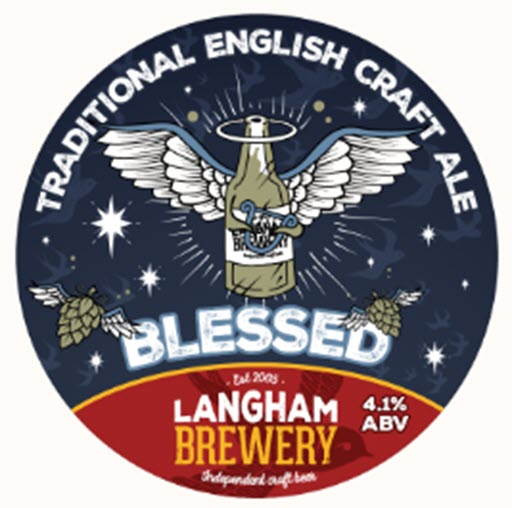 Langham Brewery Blessed poster