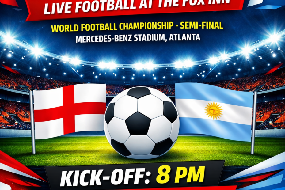World Cup semi final England v Argentina